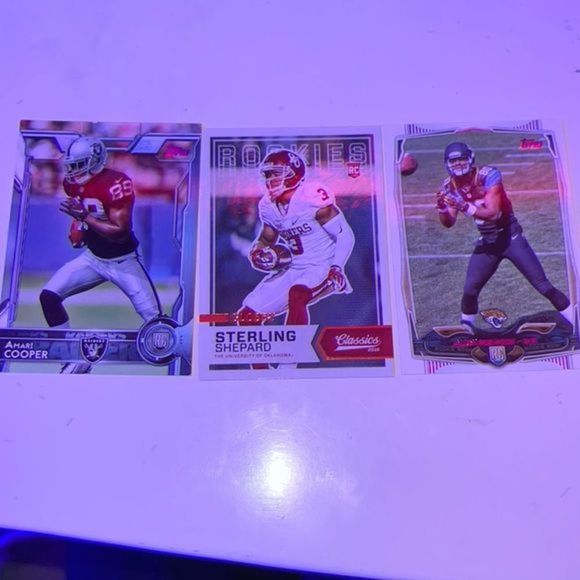 Amari cooper, sterling shepard, allen robinson rookie‎ cards - Picture 1 of 1